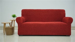 Чехол на 2-х местный диван Микрофибра Терракот terrakot2