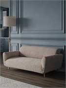 Чехол на 2-х местный диван Микрофибра Мираж Беж 2427