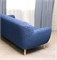 Чехол на кресло Микрофибра Синий Индиго mfundigo1